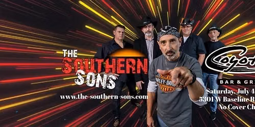Celebrate July 4 with The Southern Sons at Coyote's
