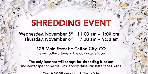 Paper Shredding Event