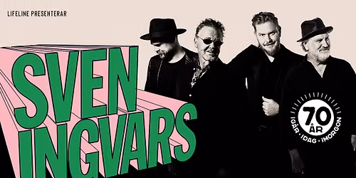 Sven Ingvars \u2013 Ig\u00e5r. Idag. Imorgon. 70 \u00e5r.