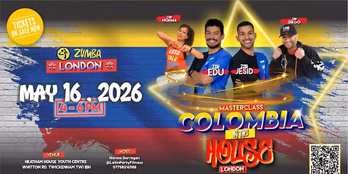 ZUMBA MASTER CLASS - COLOMBIA IN THE HOUSE