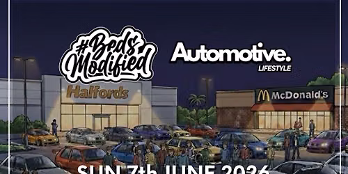 #BedsModified Monthly Meet #6 - June 2026 — Luton Retail Park