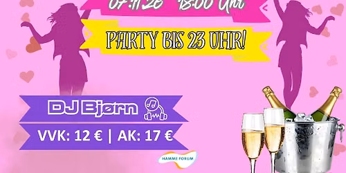 2. Early Bird Party - 18-23 Uhr - Fr\u00fch kommen. Voll tanzen. Fr\u00fch schlafen.