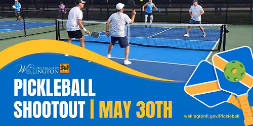 Wellington Pickleball Shootout Fun Tournament (Registration Required)