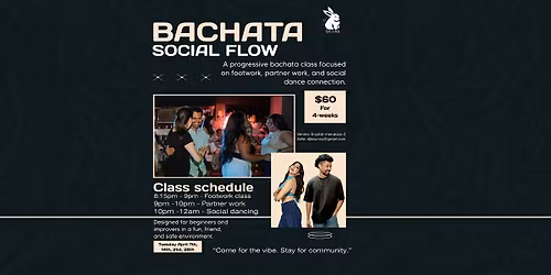 Bachata Social Flow - A 4-week progressive series