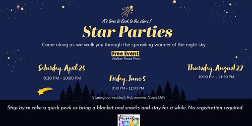 Avon Lake Star Parties with Suzie Dills