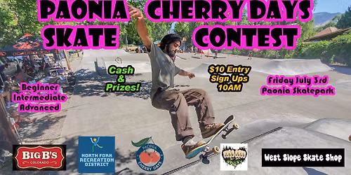 3rd Annual Cherry Days Skate Contest
