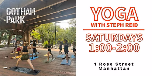 Yoga with Steph Reid at Gotham Park