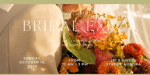 Aurora Bridal Expo @ The Poppy Estate