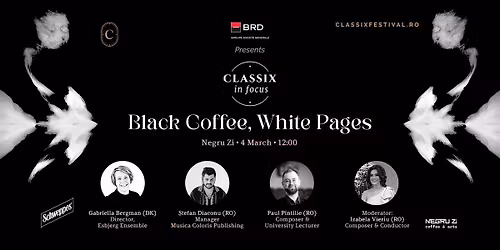 Classix in Focus :: Dialog :: Black Coffee, White Pages