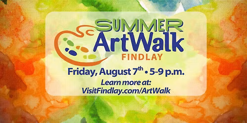 Summer ArtWalk in Downtown Findlay