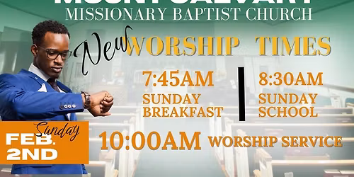 Morning Worship New Service Times 