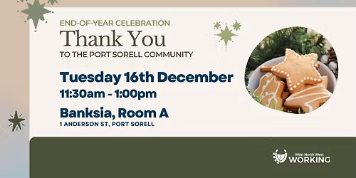 End of Year Celebration with Vicki - Banksia 16th December