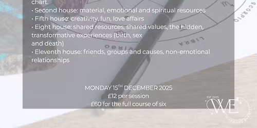 Astrology for Beginners - Workshop Four