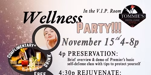 Wellness Party in the VIP Room!