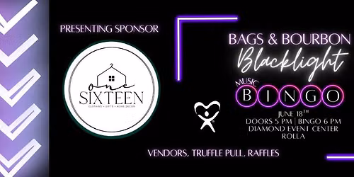Bags & Bourbon Music Blacklight Bingo