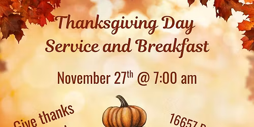 Thanksgiving Day Service
