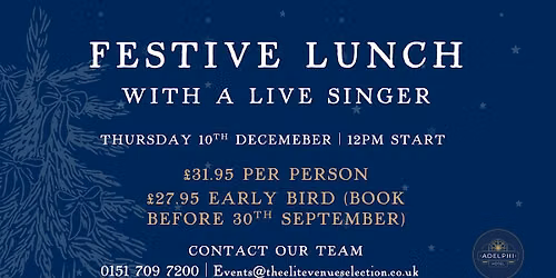Festive Lunch with a Live Singer