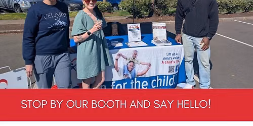 CASA Booth at the Salem Saturday Market 