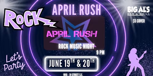 LIVE MUSIC WITH APRIL RUSH 