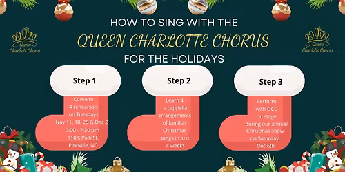 Sing with us for the holidays!