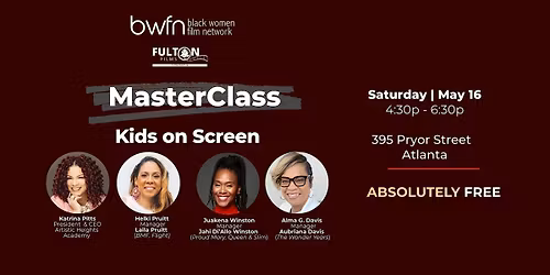 MASTERCLASS: Kids On Screen