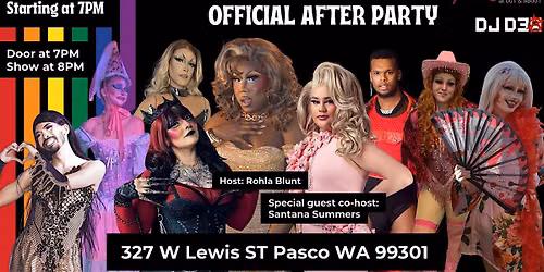 Official Tri-Cities Pride After Party and Drag Show