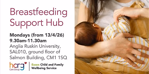 ** Breastfeeding Support Hub at Anglia Ruskin University  MONDAYS 930-1130