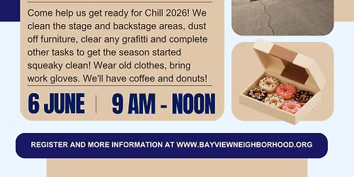 Chill on the Hill Bandshell Clean Up!