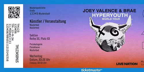 Joey Valence & Brae Hamburg Tickets