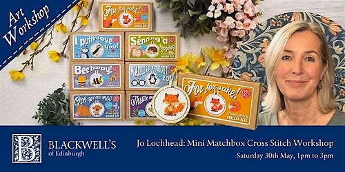 Jo Lochhead: Mini Matchbox Cross Stitch Workshop