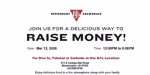 BJ's Restaurant and Brewhouse Dine & Donate