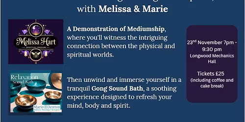 Demonstration of Mediumship and Relaxation Sound Bath
