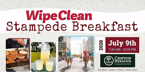 Wipe Clean Stampede Breakfast