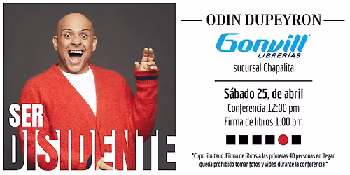 Vive la presentaci\u00f3n de "Ser disidente\u201d con Od\u00edn Dupeyron