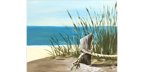 Calm Beach Escape - Paint and Sip in Houston | Classpop!\u2122