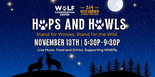 Hops and Howls - a Wolf Conservation Center Fundraiser