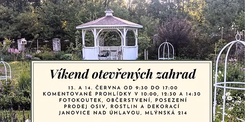 V\u00edkend otev\u0159en\u00fdch zahrad, Prvorepublikov\u00e1 zahrada Janovice nad \u00dahlavou