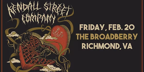 Kendall Street Company: Lover's Tour 2026 at The Broadberry 2\/20\/26