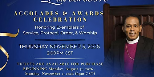 2026 - COGIC - ADJUTANT GENERAL'S LUNCHEON