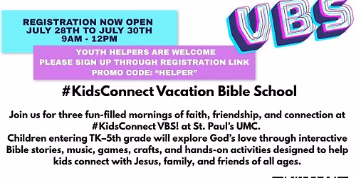#KidsConnect VBS 