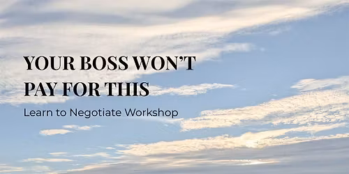 LEARN TO NEGOTIATE