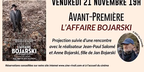 Avant-Premi\u00e8re L'AFFAIRE BOJARSKI