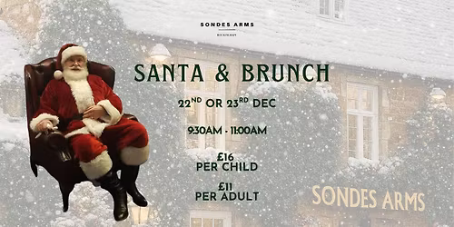 Meet Santa and Brunch 22nd Dec