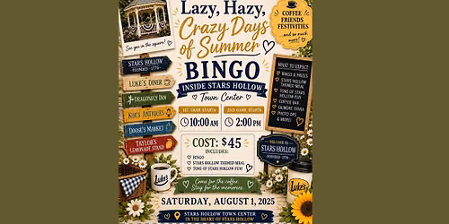Gilmore Girls Brunch & Bingo