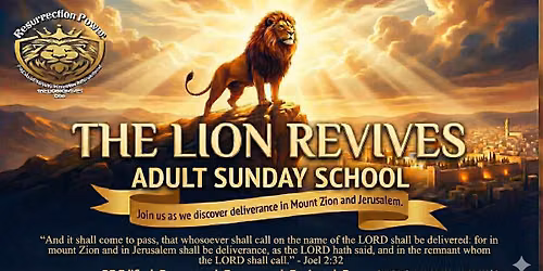Adult Sunday School