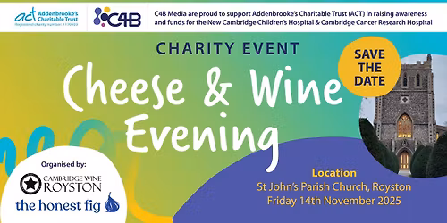 Charity Event - Wine & Cheese Night for Addenbrooke\u2019s Charitable Trust (ACT)