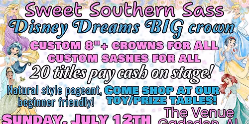 Disney Dreams BIG Crown Pageant by Sweet Southern Sass