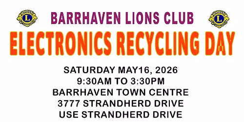 Electronics Recycling Day