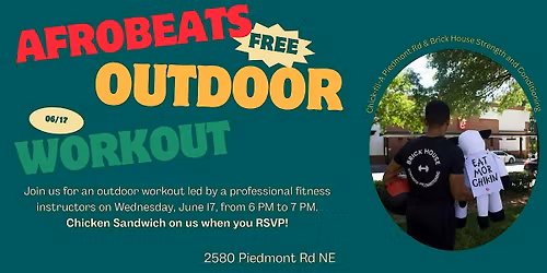 Outdoor Afrobeats Sweat Session