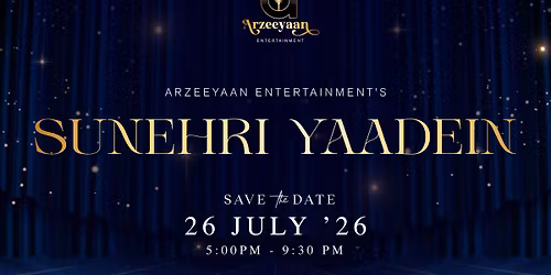 Sunehri Yaadein - Raman Kant Live-in-Concert 